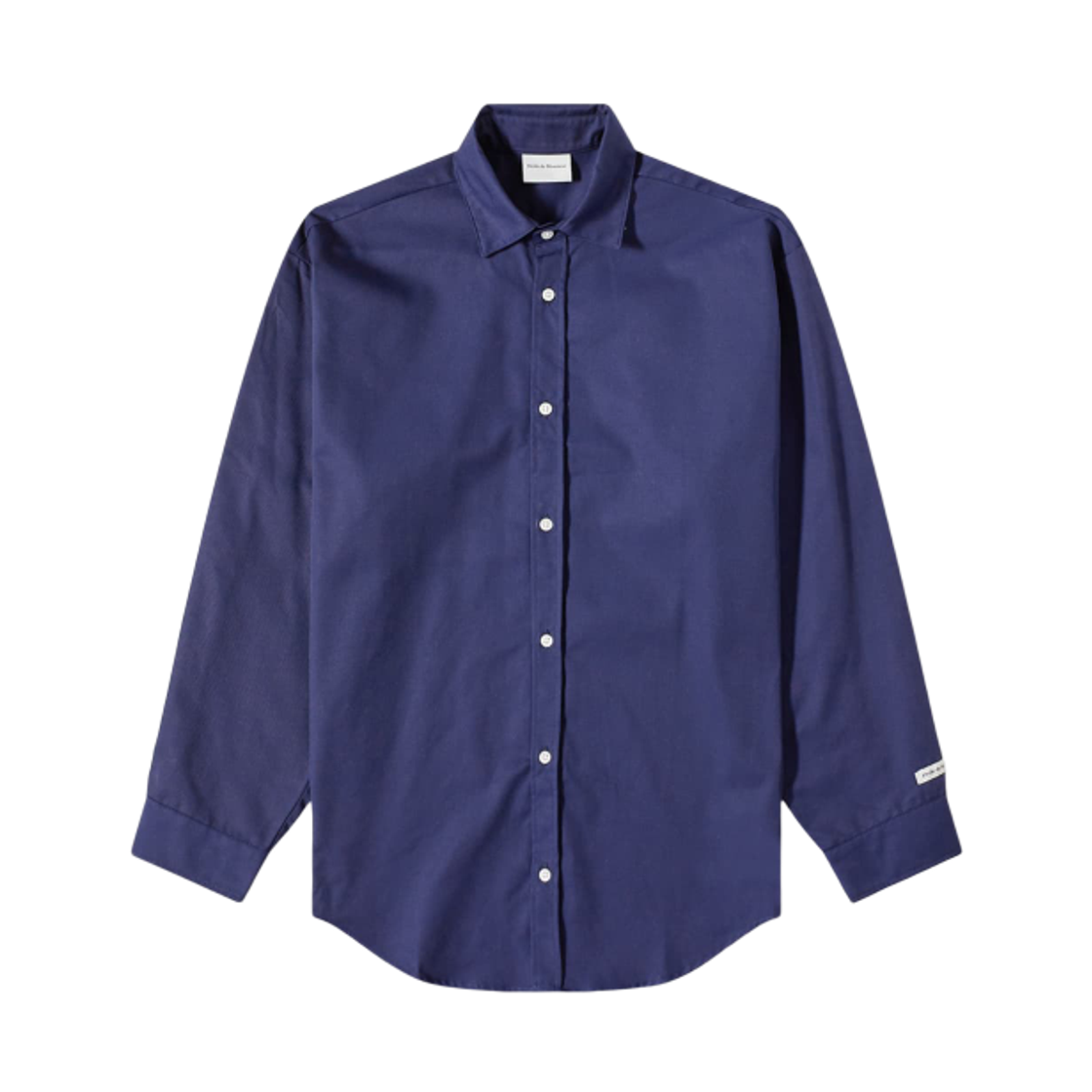 SH119-PL004-NY Drole de Monsieur Button Down Shirt Navy