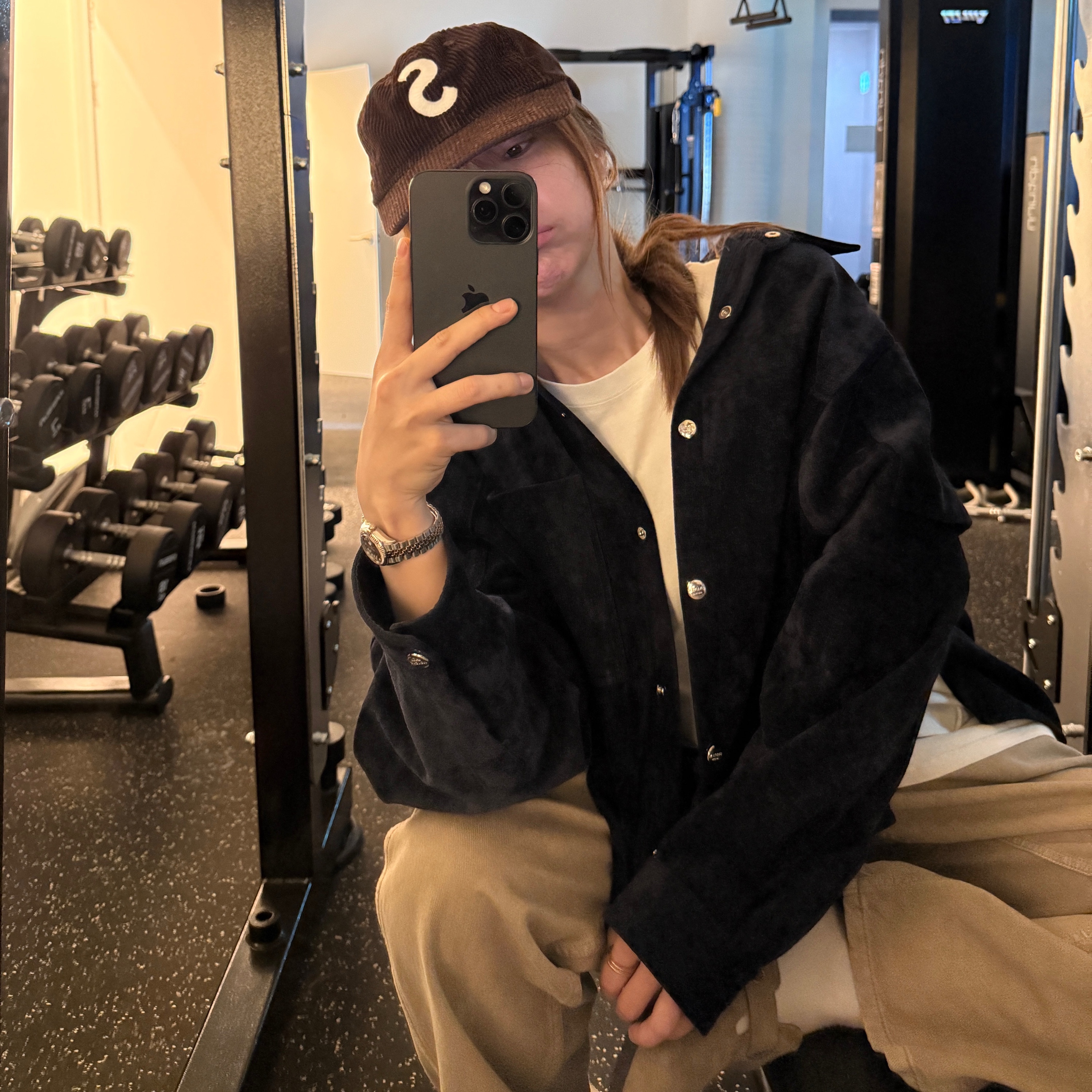 Birkenstock Boston Soft Footbed Taupe - Regular, Supreme Corduroy S Logo 6-Panel Dark Brown - 24FW 착용 스타일