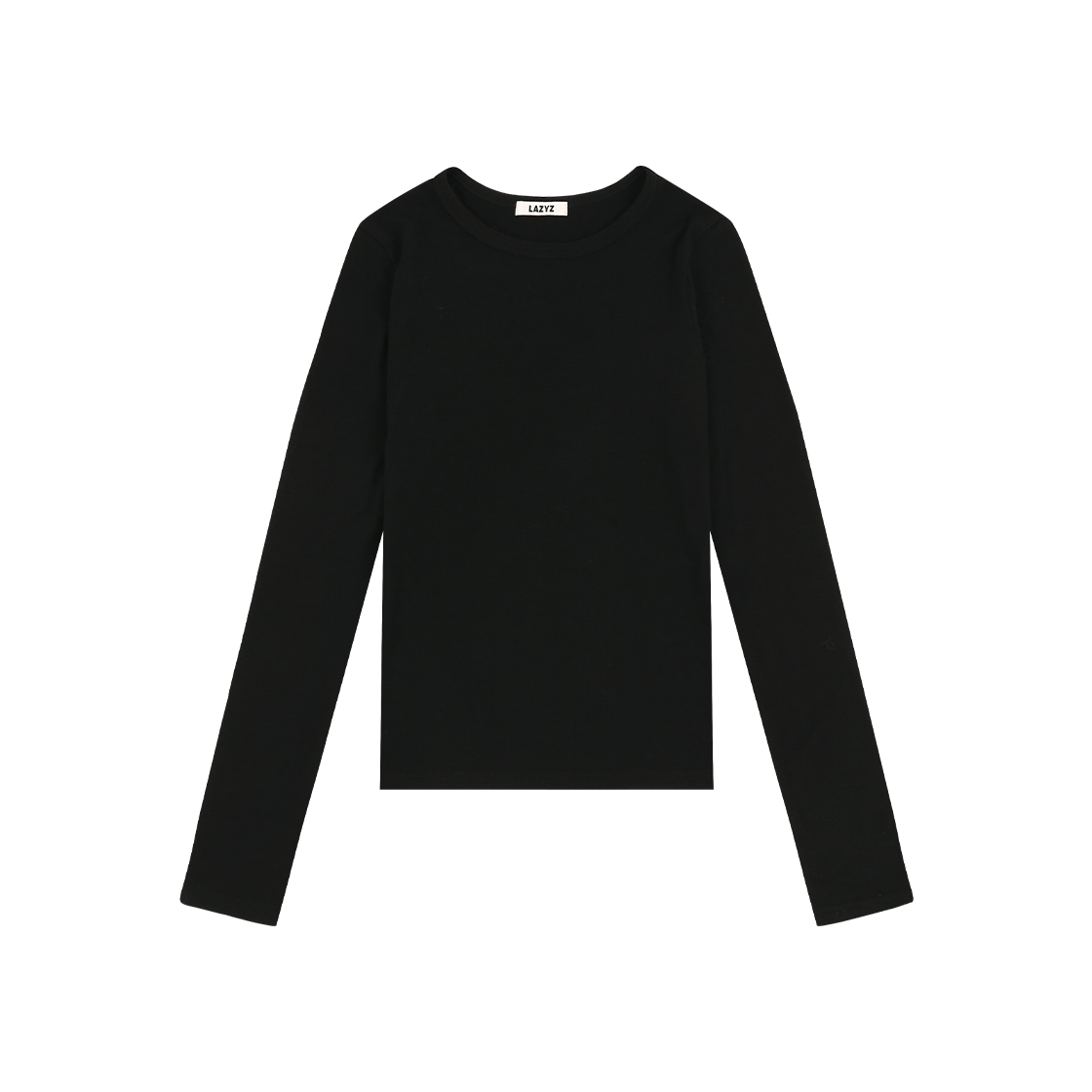 8809908759186 LAZYZ Soft Touch Long Sleeve T Shirt - Black