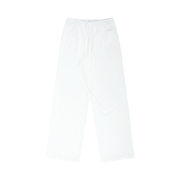 LAZYZ Soft Double Brush Long Pants - White