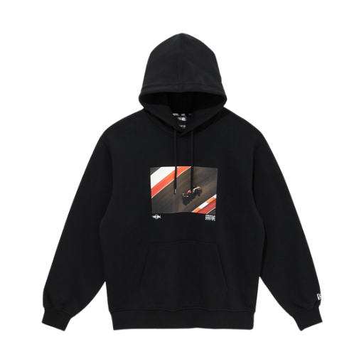 뉴에라 x 오라클 레드불 레이싱 포토 후드 블랙(New Era x Oracle Red Bull Racing Photo Hoodie Black)