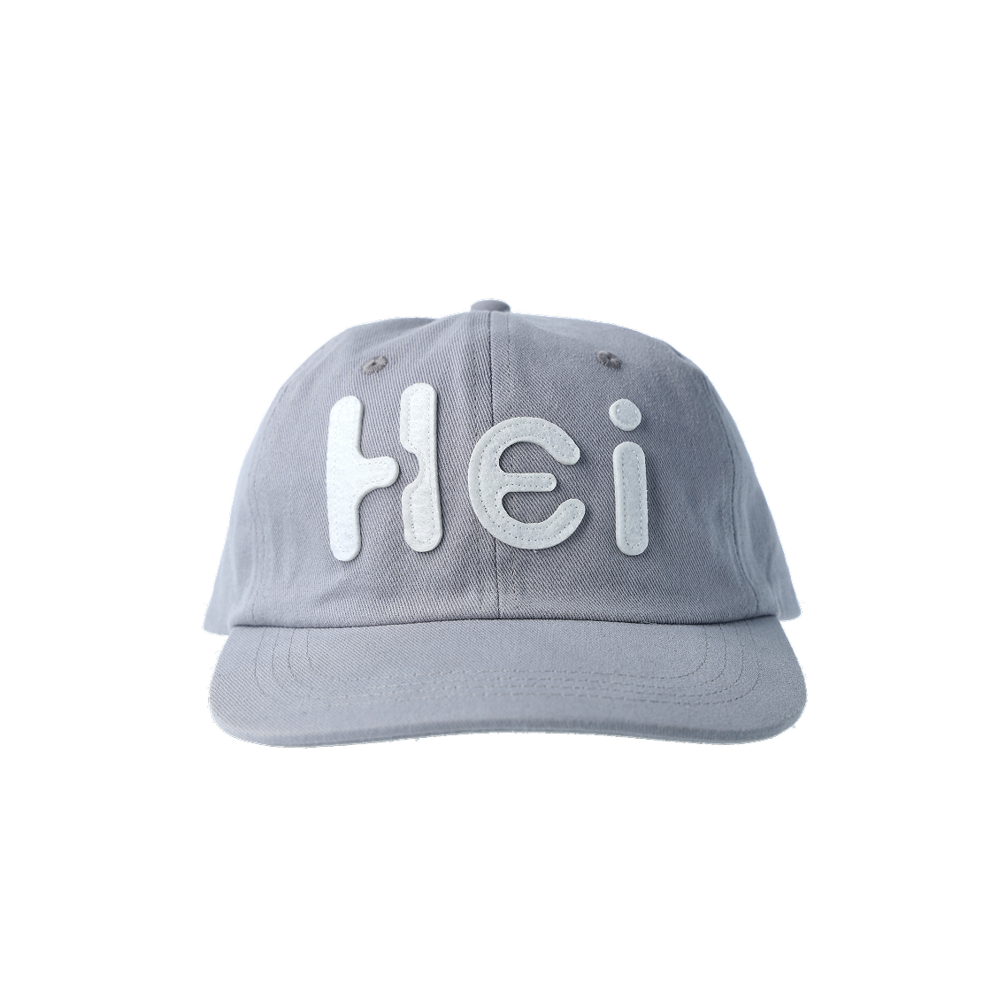 P0000SAT000G Heisan Hei Big Logo Felt Cap - Lightgrey