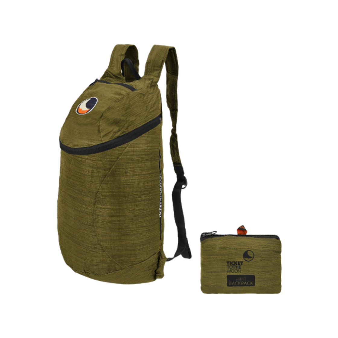 TMMBPR4343 Ticket To The Moon Mini Premium Backpack 15L Olive Brown