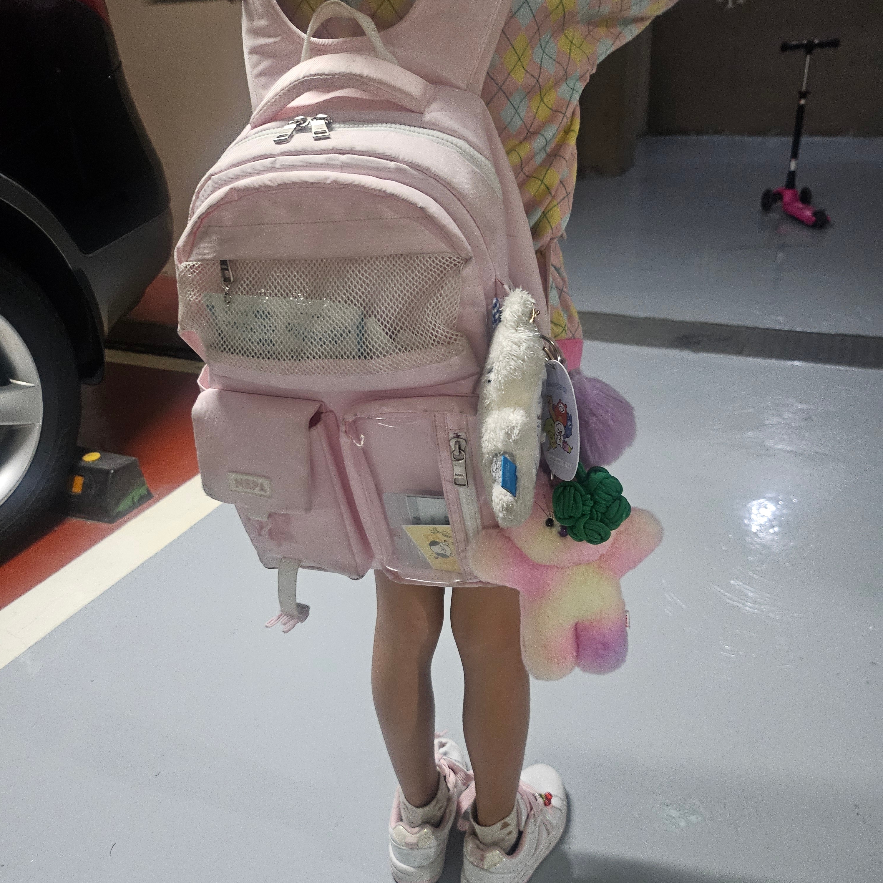 Lelbobrown Little Cat Keyring Aurora 착용 스타일