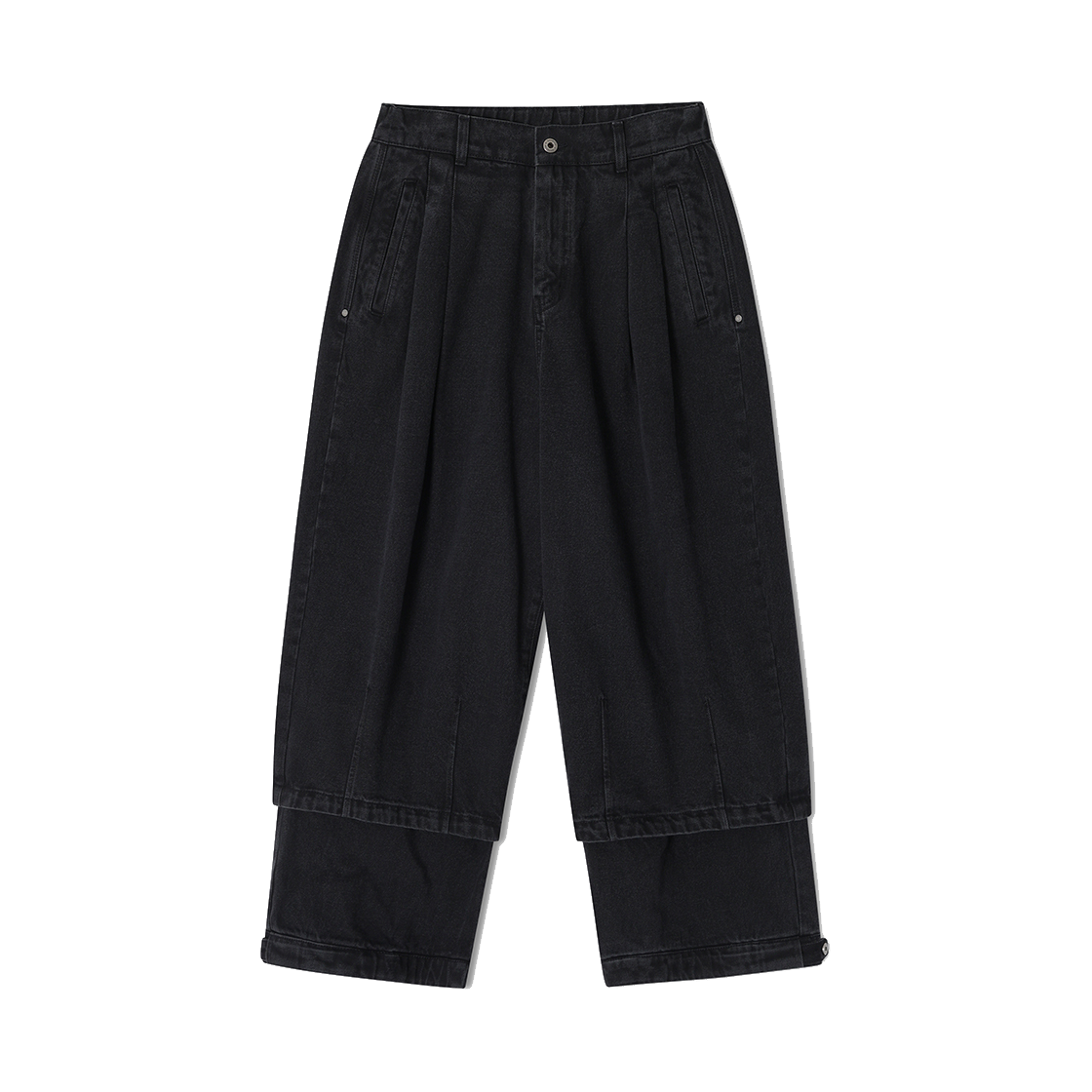 송지오 컬렉션 코쿤 레이어드 데님 블랙