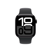 [A등급] Refurbished Apple Watch Series 10 46mm GPS Jet Black Aluminium Case with Sport Band Black