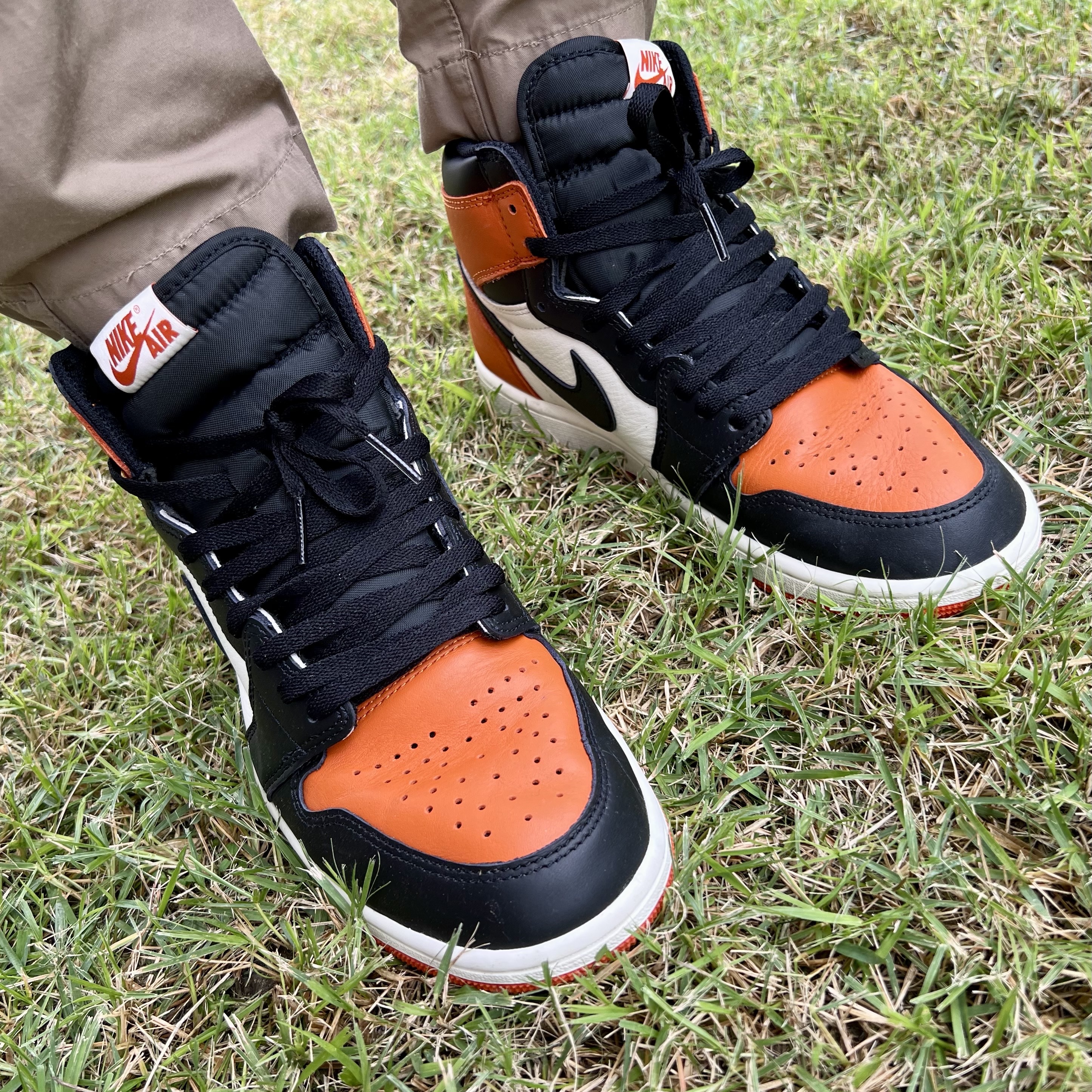 Jordan 1 Retro High OG Shattered Backboard 착용 스타일