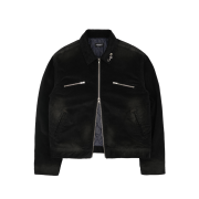 [더블적립]Farfromwhat Far Corduroy Zip-Up Jacket_Black