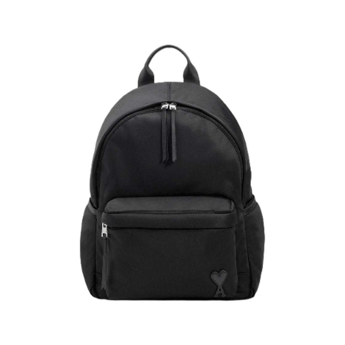 아미 톤온톤 하트 로고 나일론 캔버스 마르셀 백팩 블랙(AMI de Coeur Nylon Nylon Canvas Marcel Backpack Black)