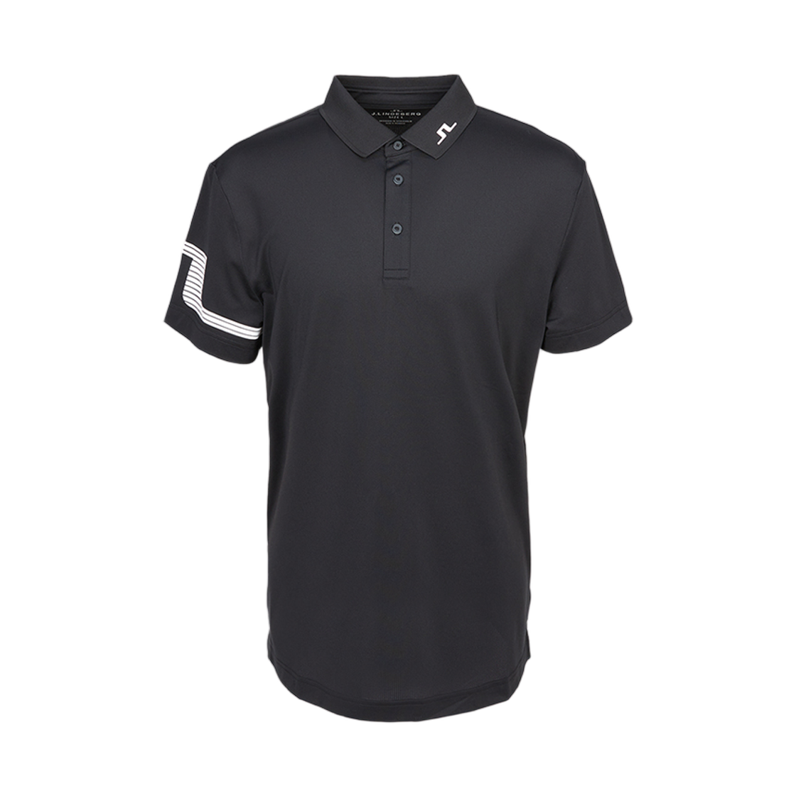제이린드버그 골프웨어 카라 숏 슬리브 티셔츠 블랙(J.Lindeberg Golf Wear Collar Short Sleeve T-Shirt Black)