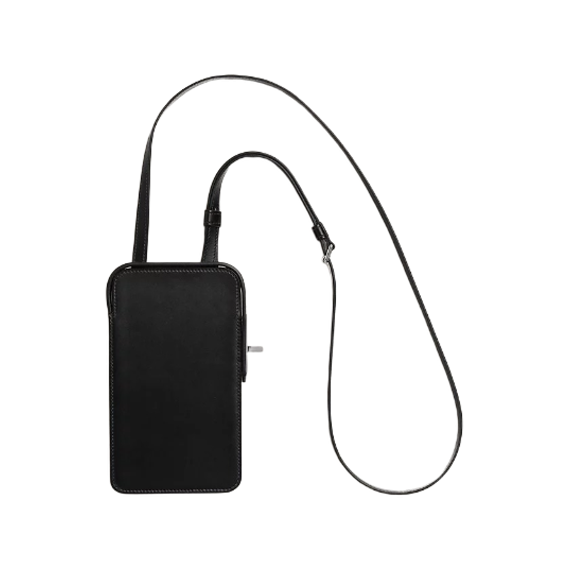 에르메스 핵 아 박스 폰 케이스 타델락트 & 팔라듐 하드웨어 누아(Hermes Hac A Box Phone Case Tadelakt & Palladium Noir) - 1