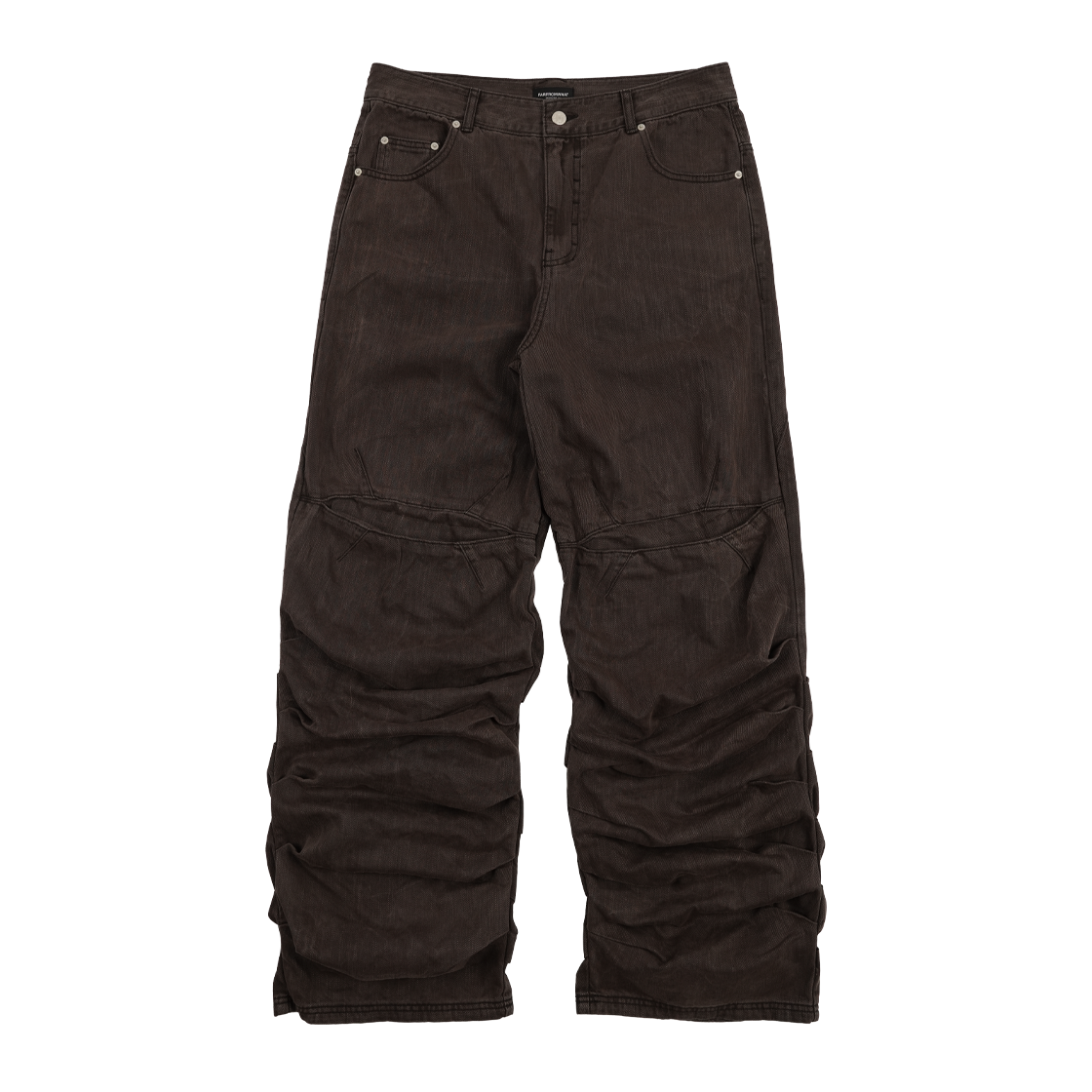 파프롬왓 파 스택드 바텀 팬츠(Farfromwhat Far Stacked Bottom Pants)