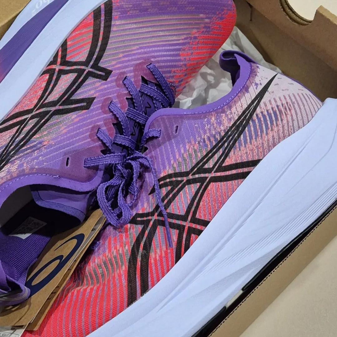 Asics Megablast Edo Purple Black 착용 스타일