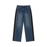 PHOS333 Two Tone Panel Jean Blue