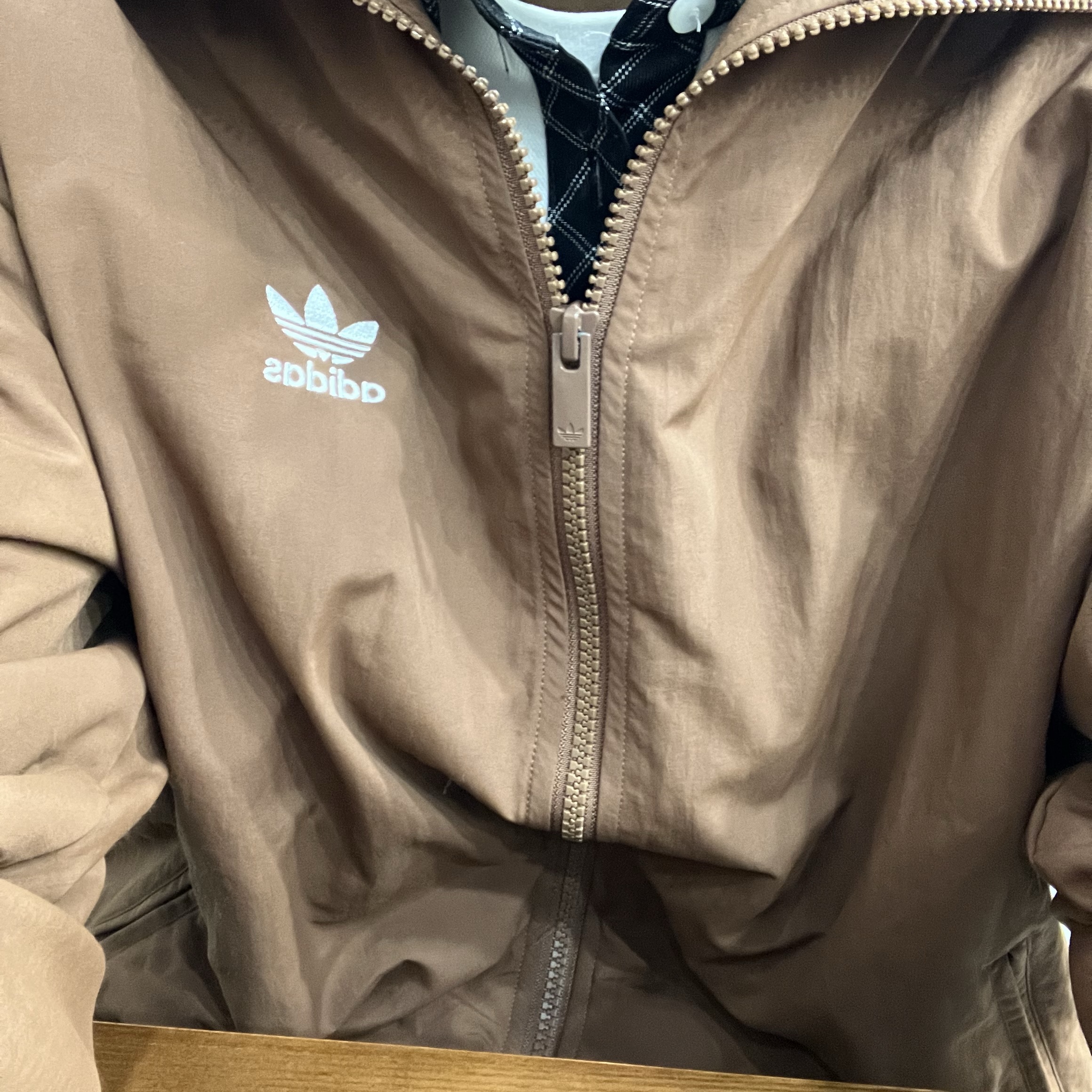 Adidas Adicolor Woven Firebird Track Top Preloved Brown - KR Sizing 착용 스타일