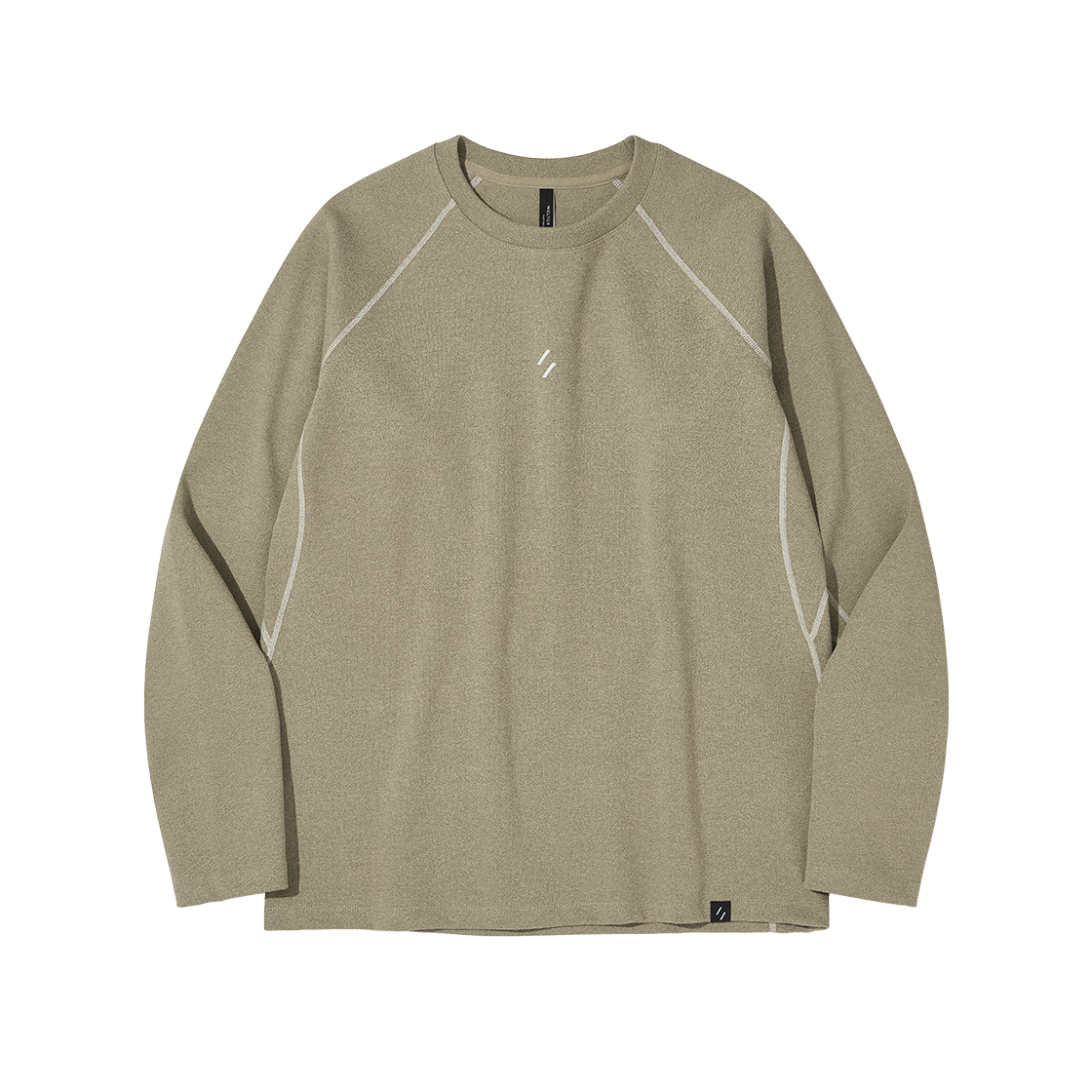 WBEFTL005OL WELTER EXPERIMENT Pontex Long Sleeves T-Shirt Olive