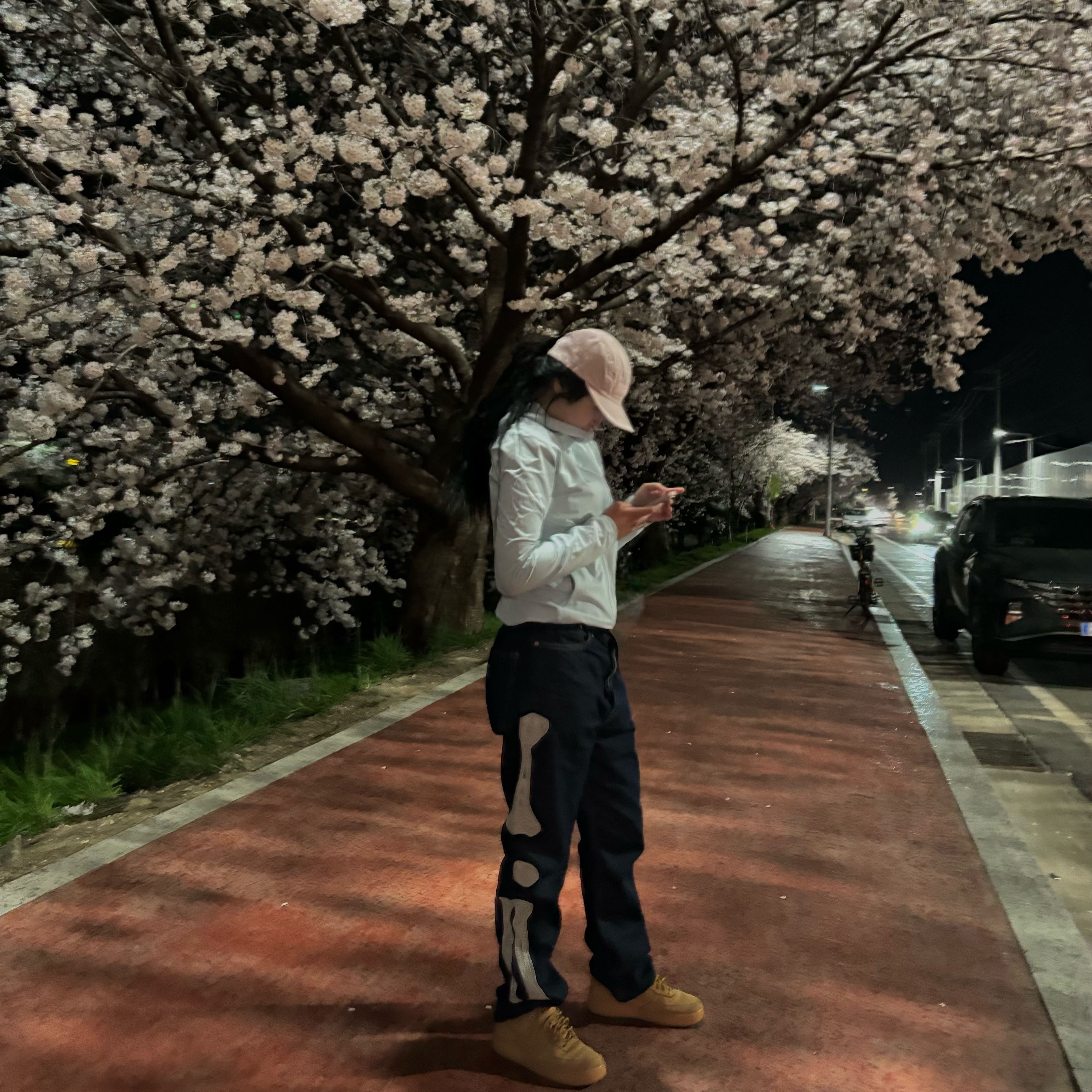 Kapital 12.5 oz. Denim Mexican Tuxedo 5P Okagilly Pants Indigo, (W) Arc'teryx Gamma Hoody Daybreak 착용 스타일