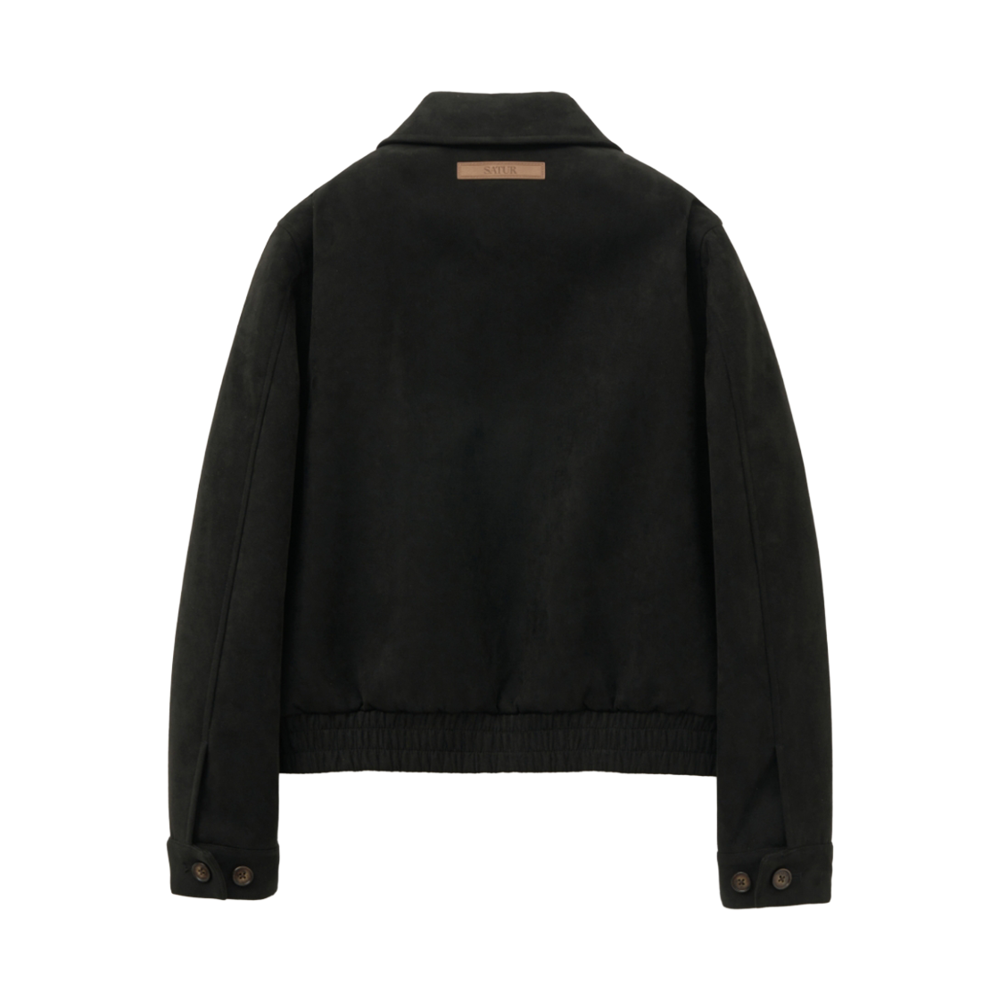 세터 우먼 테오 폭스 스웨이드 숏 자켓 파이럿 블랙(SATUR W Teo Faux Suede Short Jacket Pirate Black) - 2