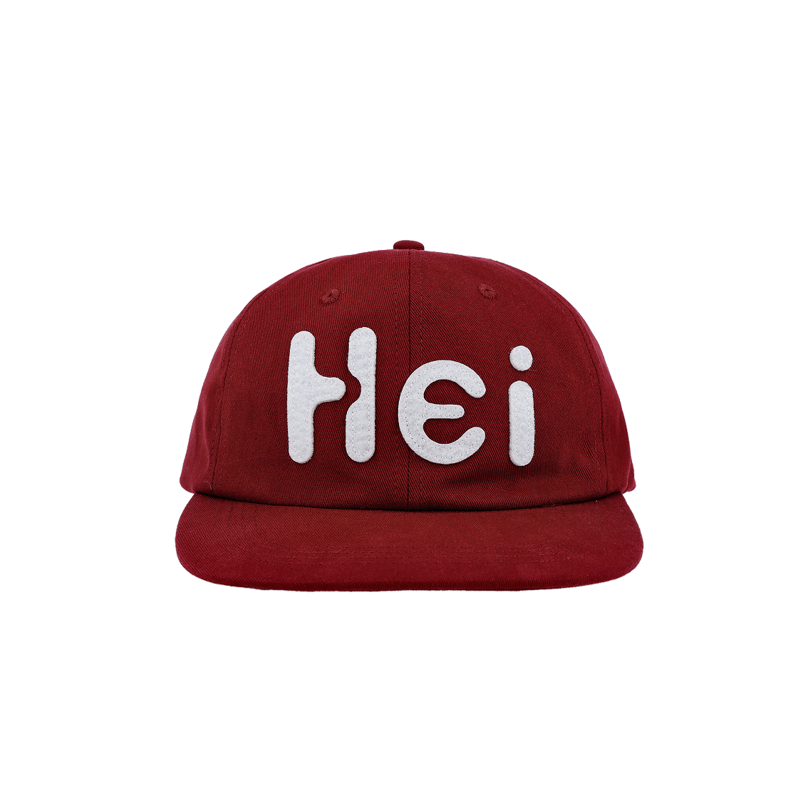 P0000SAT000I Heisan Hei Big Logo Felt Cap - Red