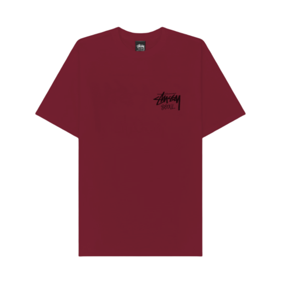 스투시 스탁 서울 티셔츠 와인(Stussy Stock Seoul T-Shirt Wine) - 2