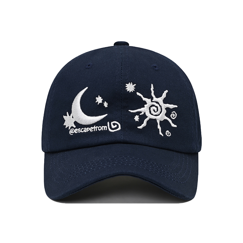 E252AO001NV Escapefrom Weather Icon Ball Cap Navy