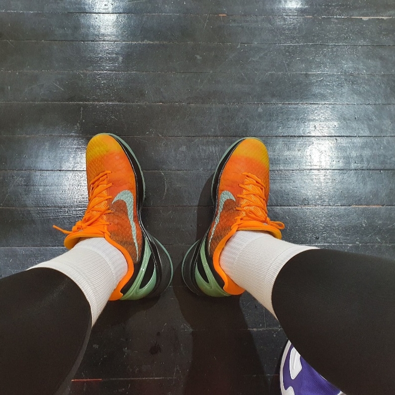 Nike Kobe 6 Protro Black Del Sol, Nike Kobe VI Concord 착용 스타일 - 4