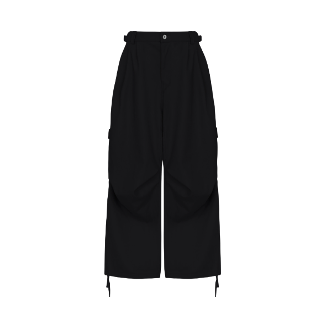 K25FWMP04 Kamien x KOIN SEOUL 247 All Day Slacks Black