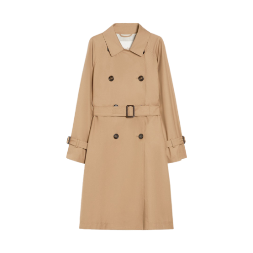 CTRENCH-004 (W) Max Mara The Cube Ctrench Twill Trench Coat Camel