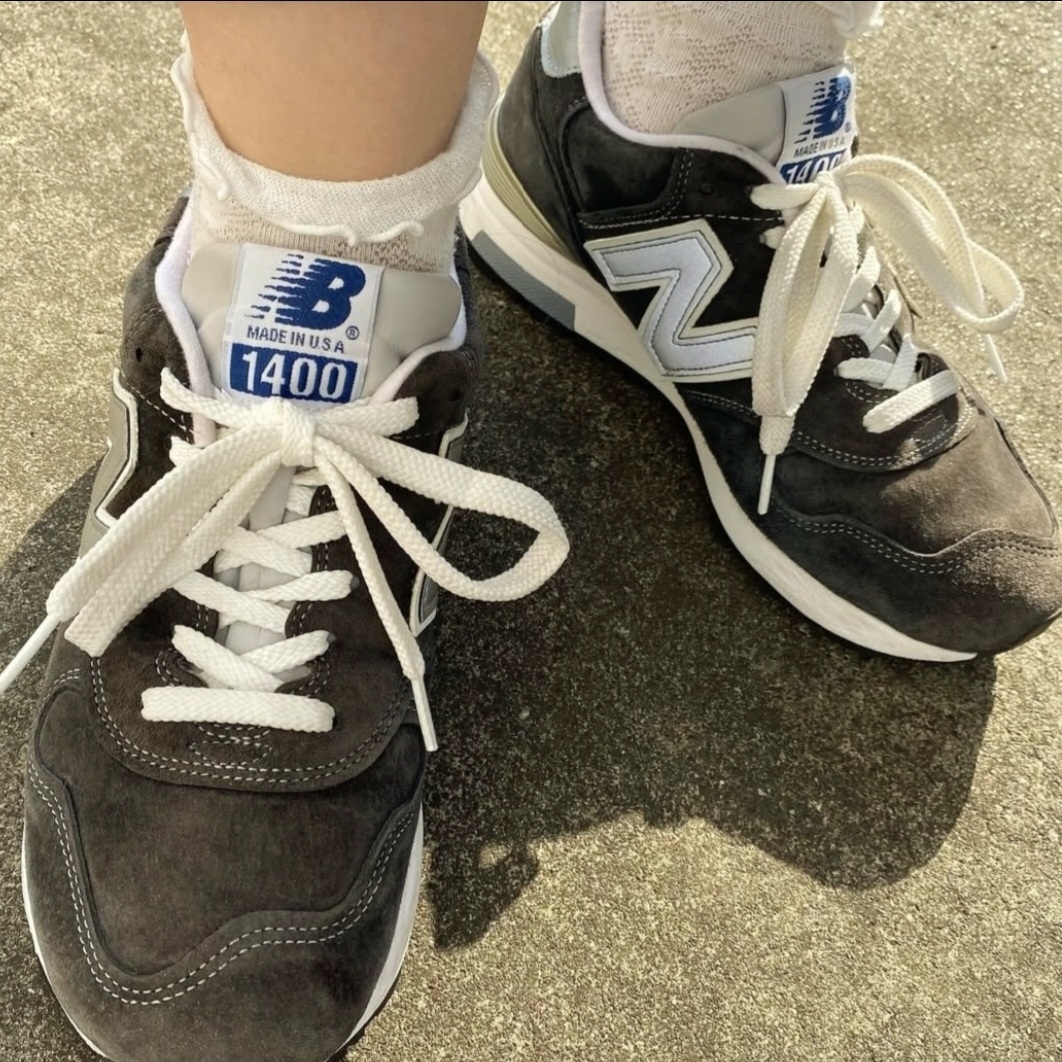 New Balance 1400 Made in USA Navy 착용 스타일