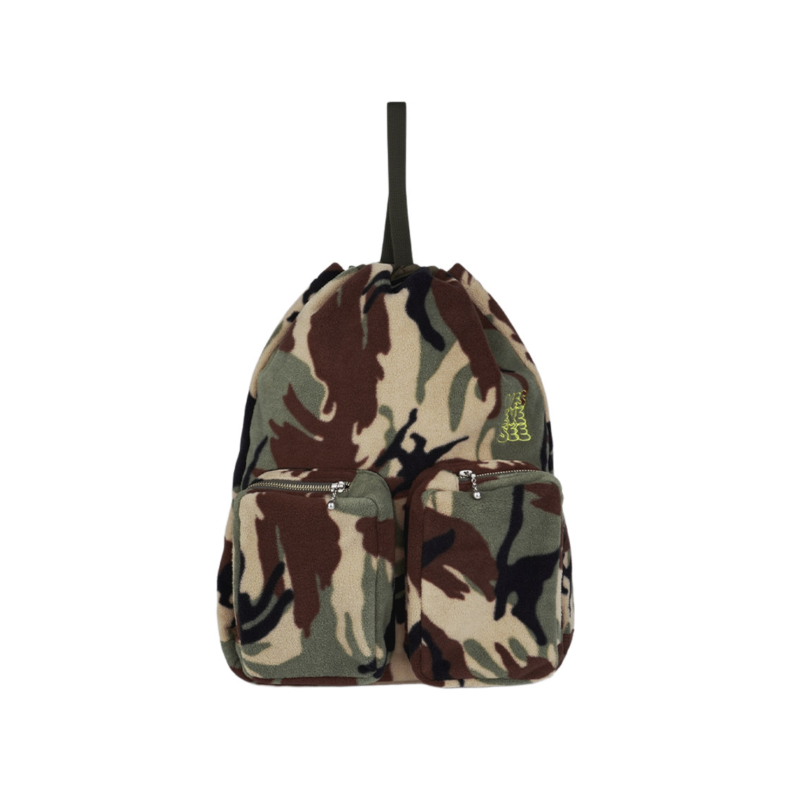 YS253FBASB01CMO YESEYESEE Fleece Drawstring Sack Camo