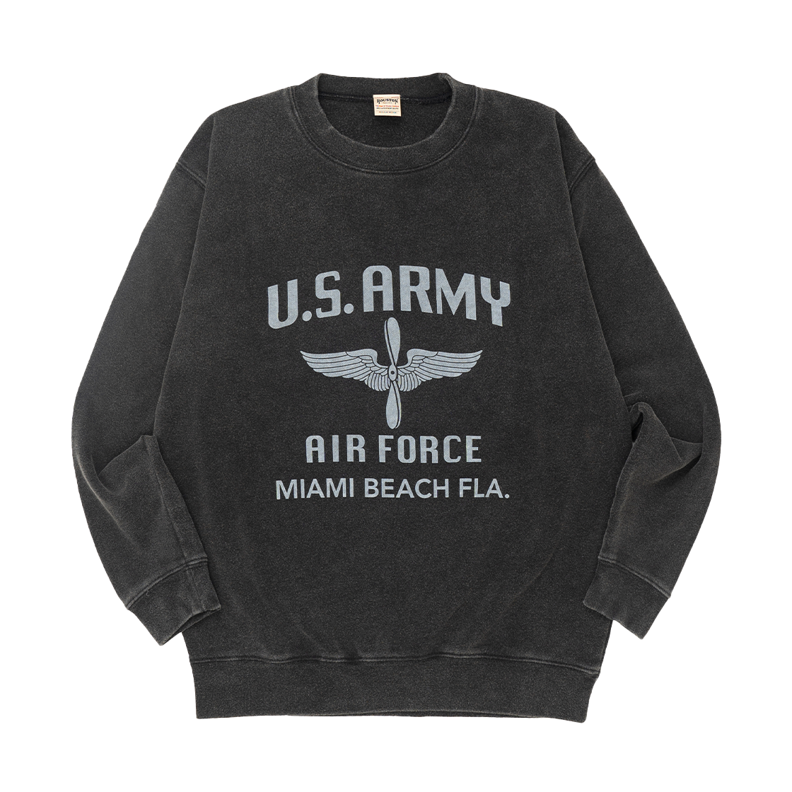 22356BK Houston Japan Powder Frost Military Sweat WING Black 22356