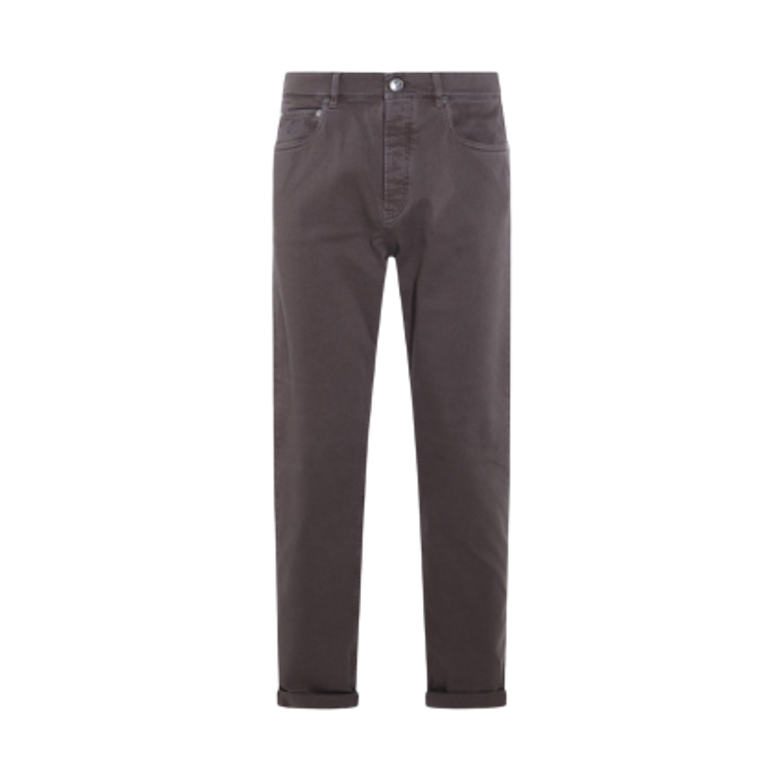 M277UO1090-C7025 Brunello Cucinelli Cotton Trousers Dove Grey