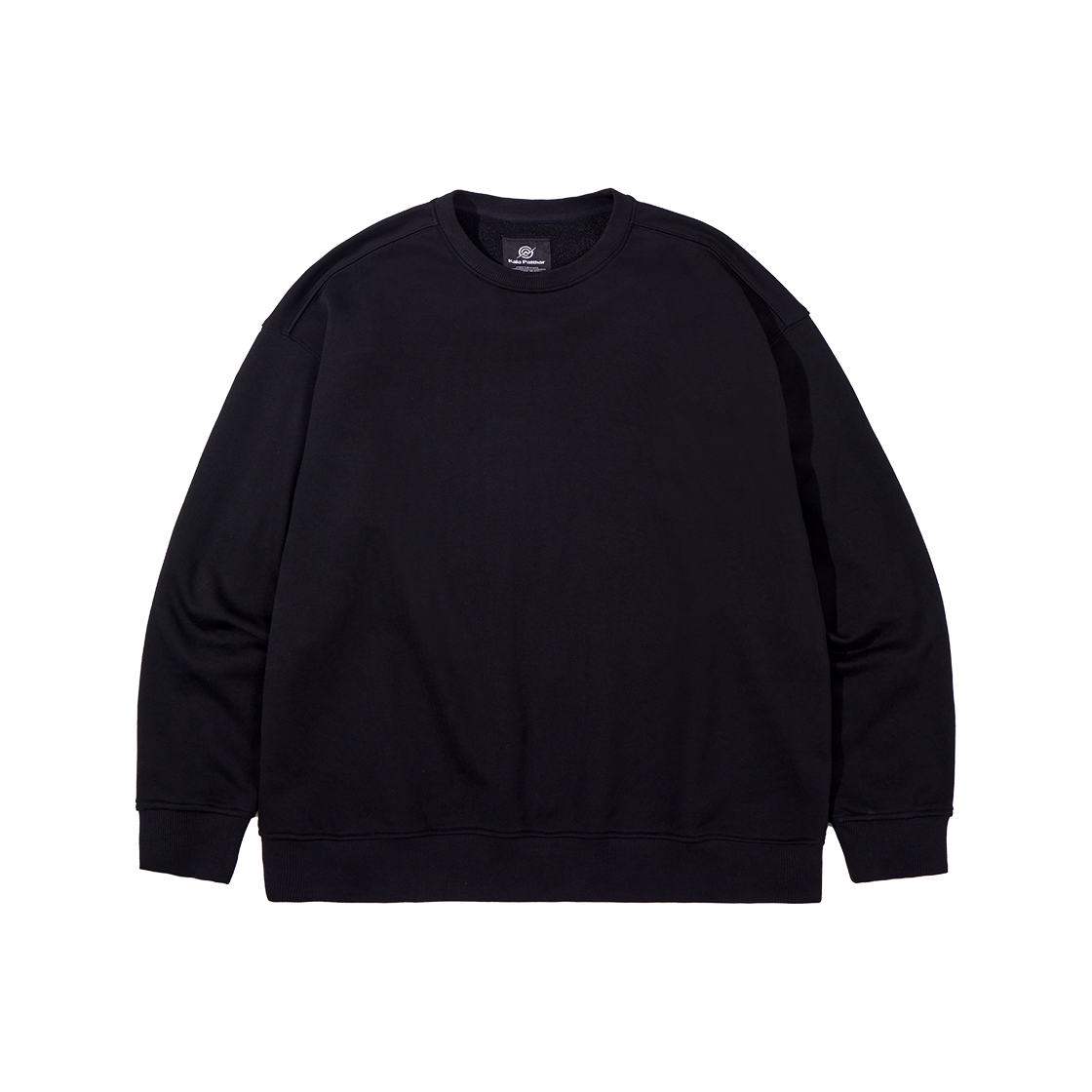 KB3SW1303MBK KALA PATTHAR Back Zipper Sweatshirt Black