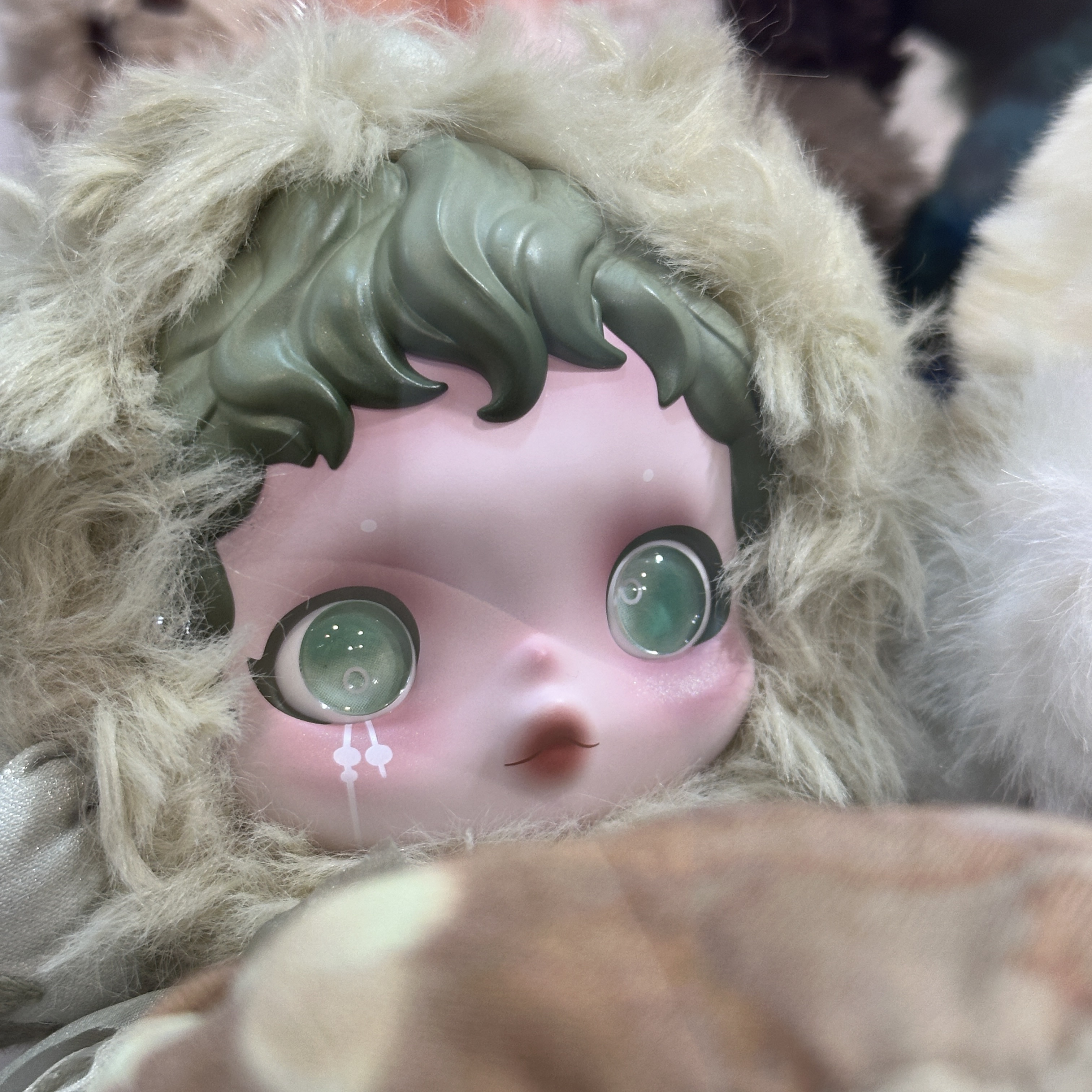 Pop Mart Skullpanda L’Impressionnisme Series Plush Doll Teakwood (Opened Case), Pop Mart Skullpanda L’Impressionnisme Series Plush Doll Mist (Opened Case) 착용 스타일 - 6