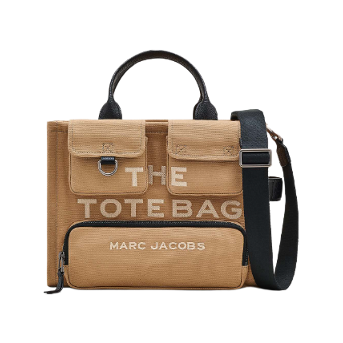 2P5HTT007H03-230 Marc Jacobs The Cargo Canvas Medium Tote Bag Camel