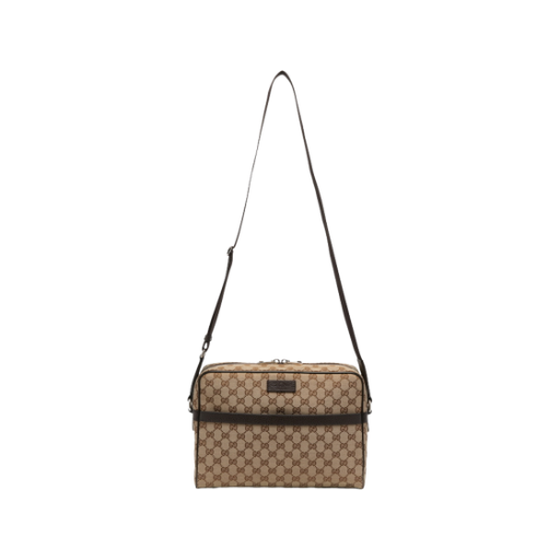 구찌 GG 슈프림 캔버스 메신저백 베이지 브라운(Gucci GG Supreme Canvas Messenger Bag Beige Brown)