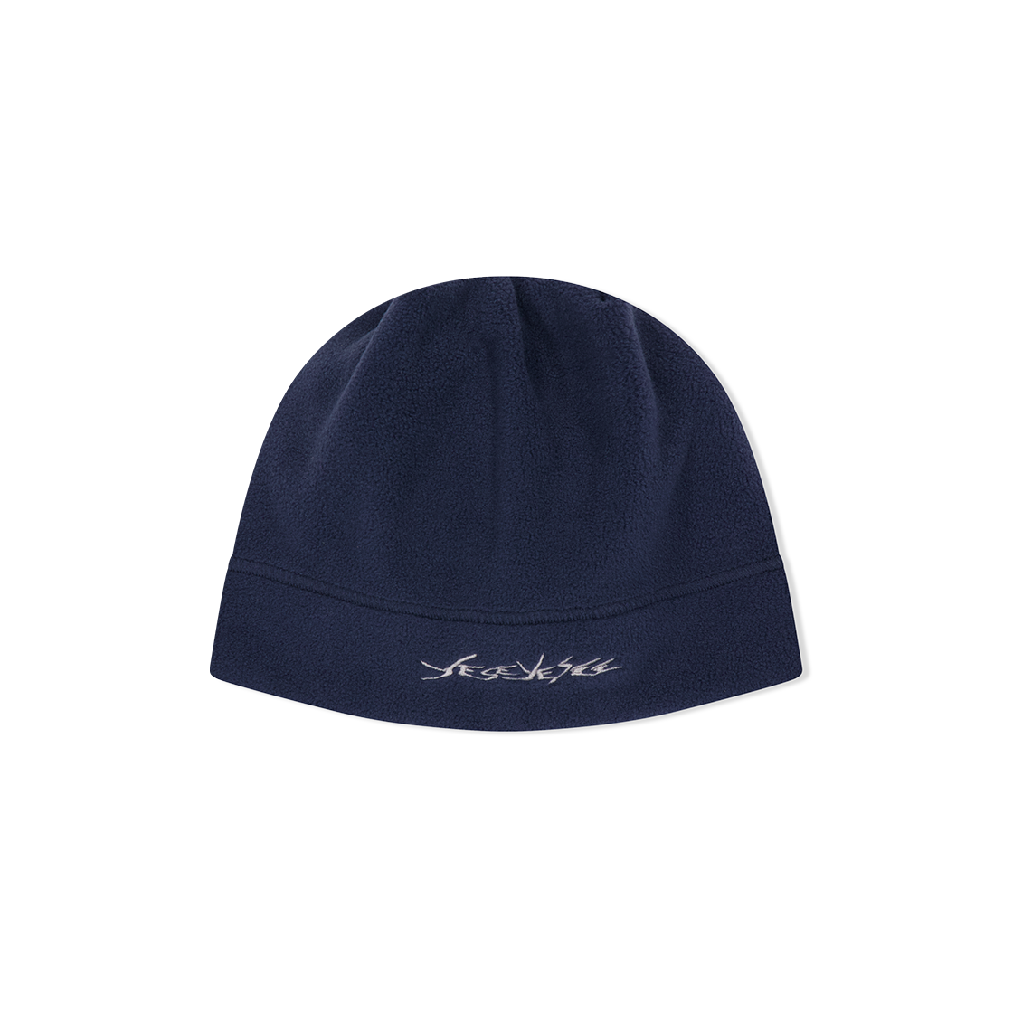 YS253KHWBE03NAV YESEYESEE Y.E.S Fleece Beanie Navy