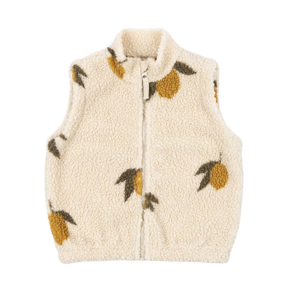 콩제슬래드 조디 테디 베스트 레몬(Konges Sløjd Jody Teddy Vest Grs Mon Grand Citron)