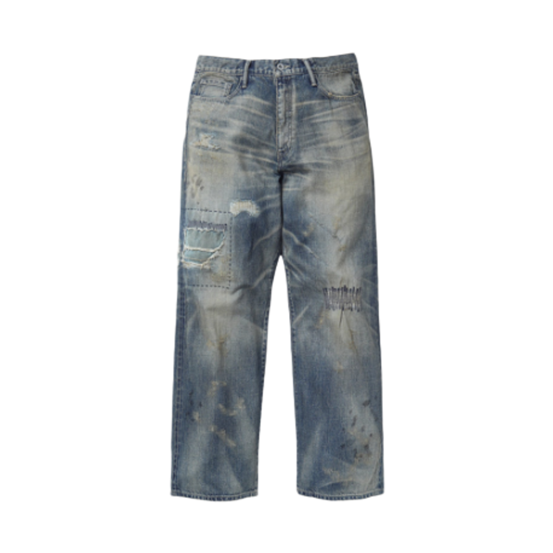 251XBNH-PTM07 Neighborhood Savage Denim DP Wide Pants Indigo
