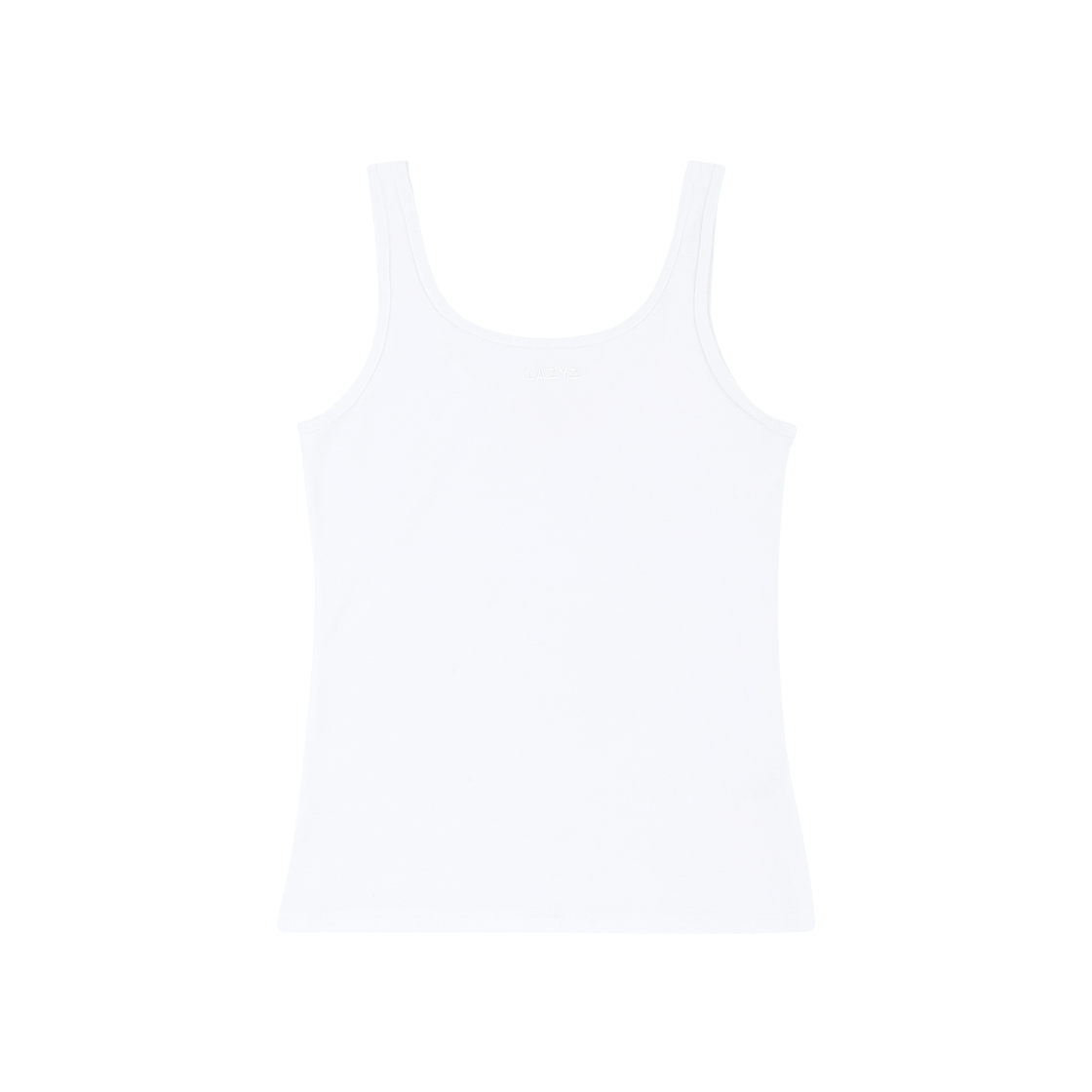 8809908759278 LAZYZ Soft Stretch Tank Top - White
