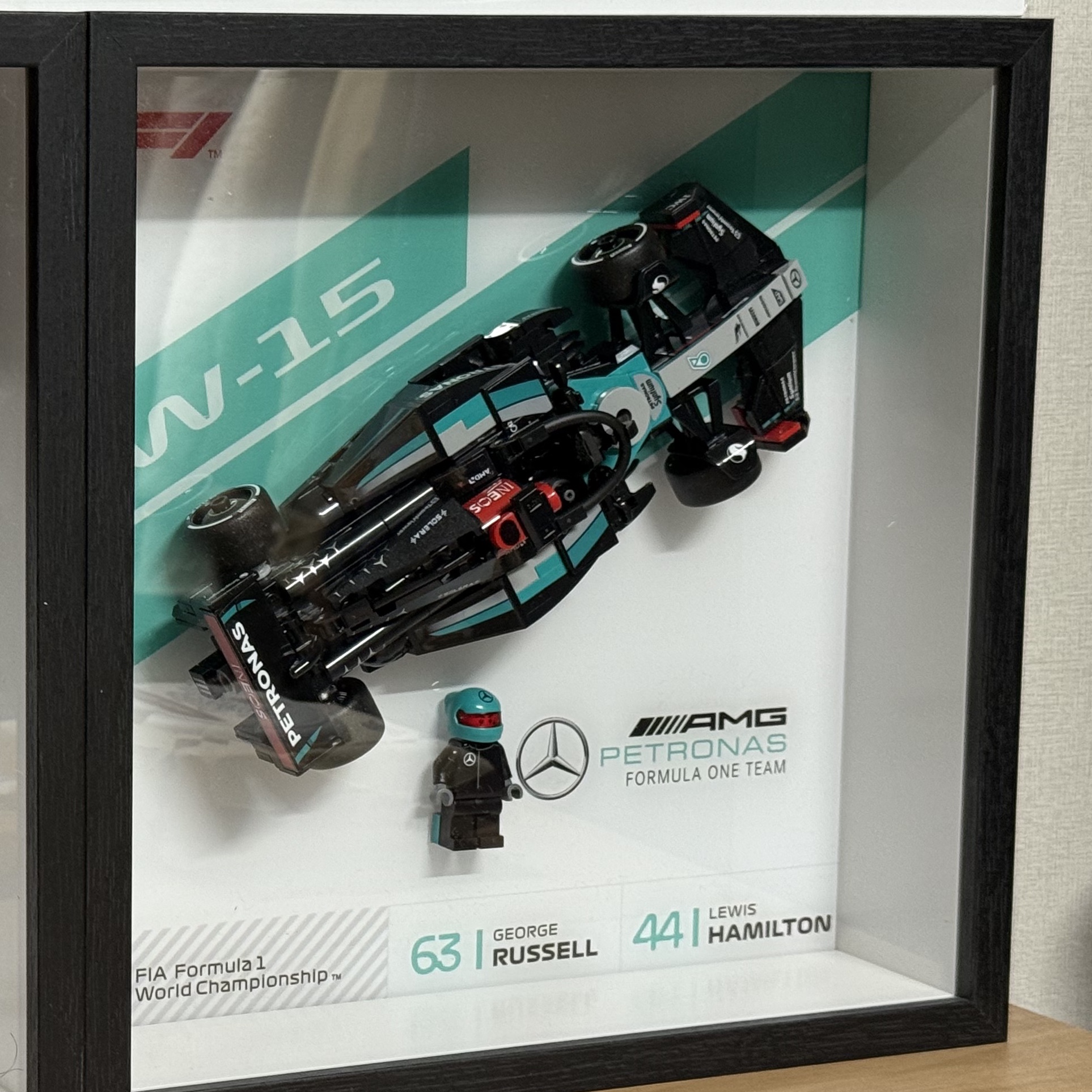 Lego Speed Champions Mercedes-AMG F1 W15 Race Car 착용 스타일