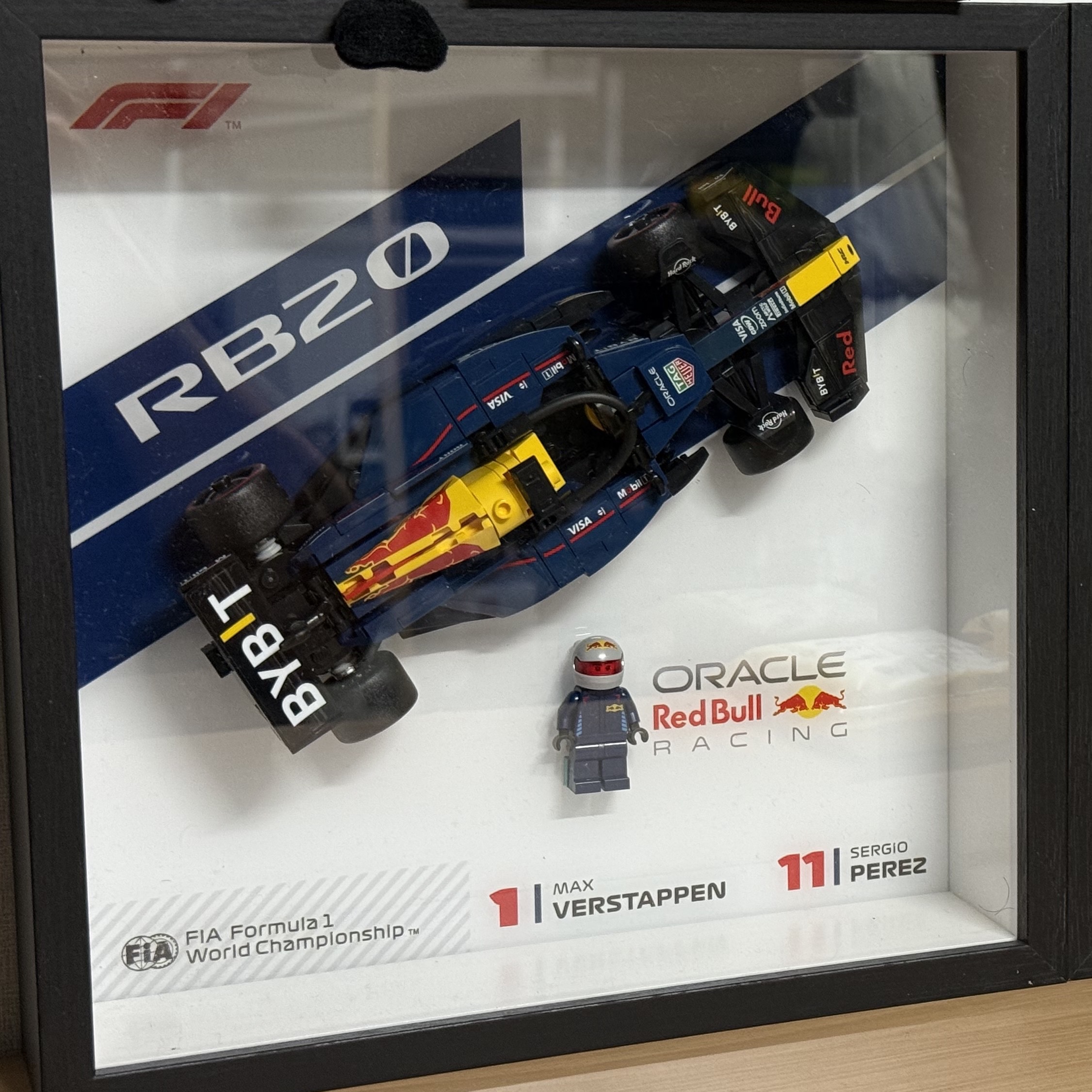 Lego Oracle Red Bull Racing RB20 F1 Race Car 착용 스타일
