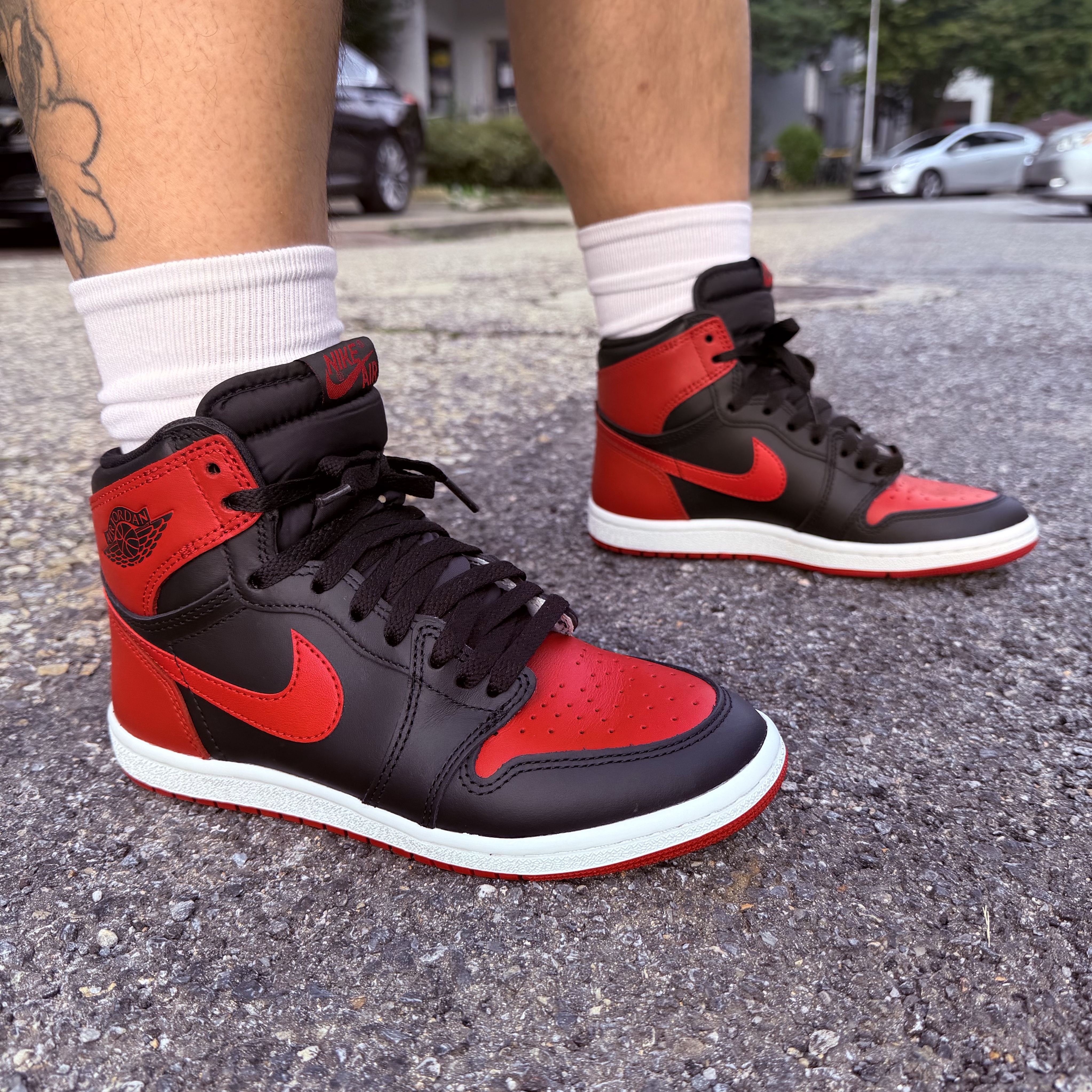 Jordan 1 High 85 Bred 착용 스타일 - 1