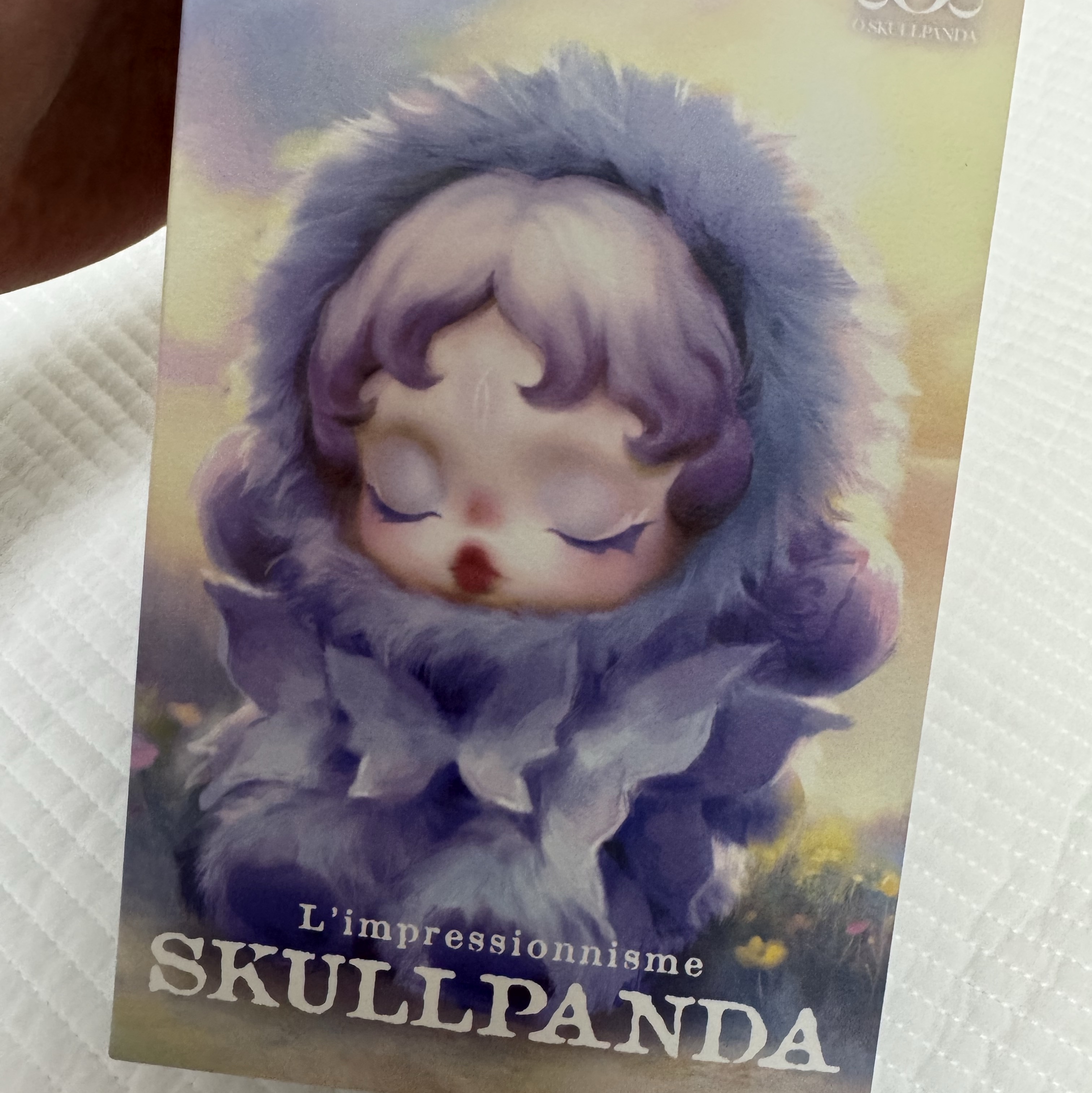 Pop Mart Skullpanda L’Impressionnisme Series Plush Doll Mist (Opened Case) 착용 스타일 - 1