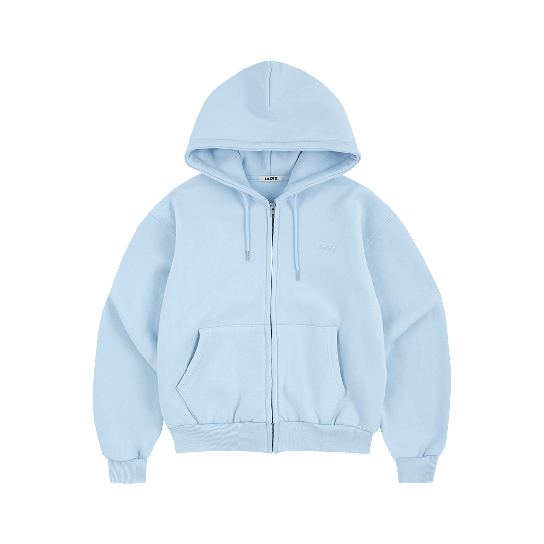 8809908759063 LAZYZ Slow Mellow Daily Zip Up Hoodie - Sky