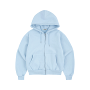 LAZYZ Slow Mellow Daily Zip Up Hoodie - Sky