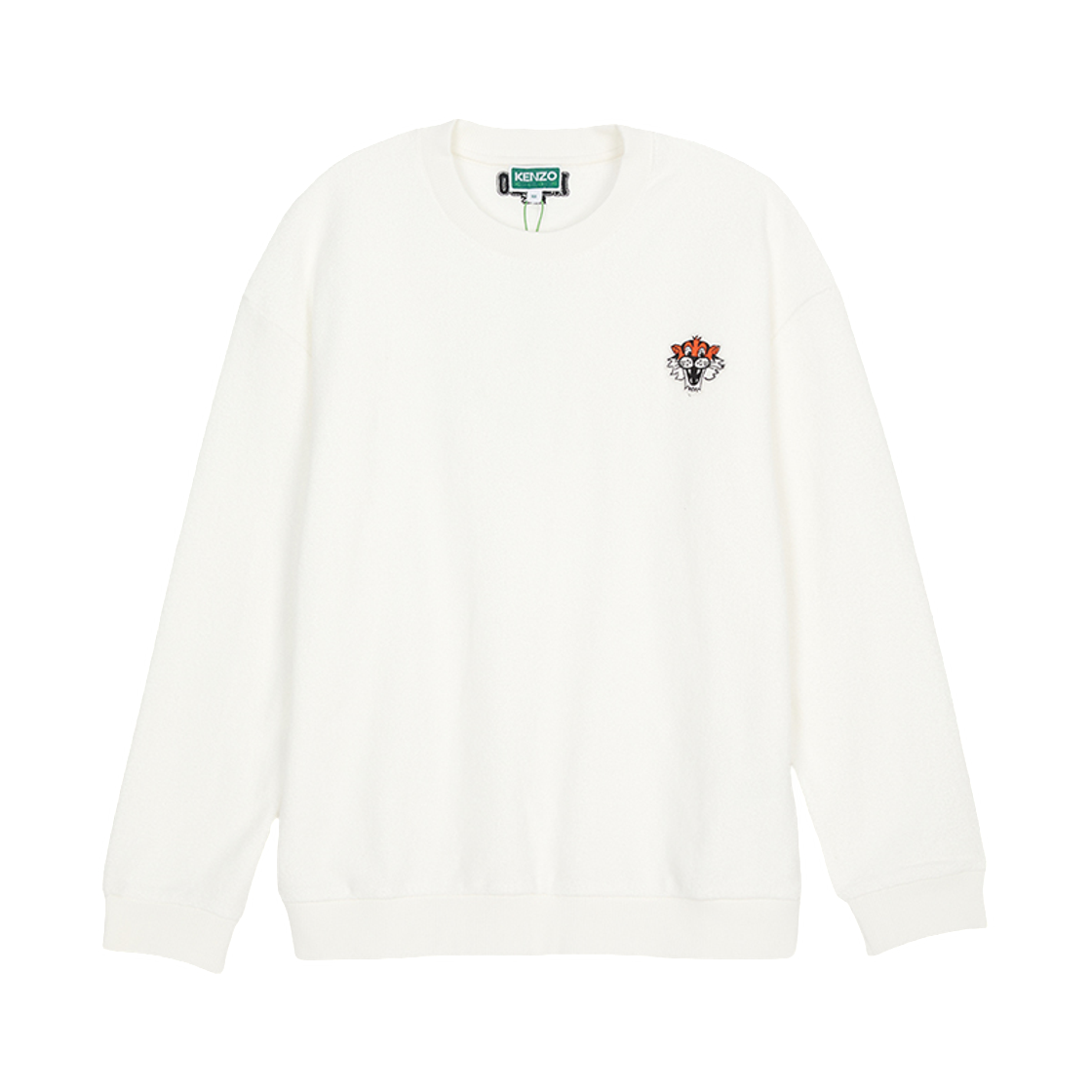 (키즈) 겐조 플리스 스웨트셔츠 화이트((Kids) Kenzo Fleece Sweatshirt White) - 1