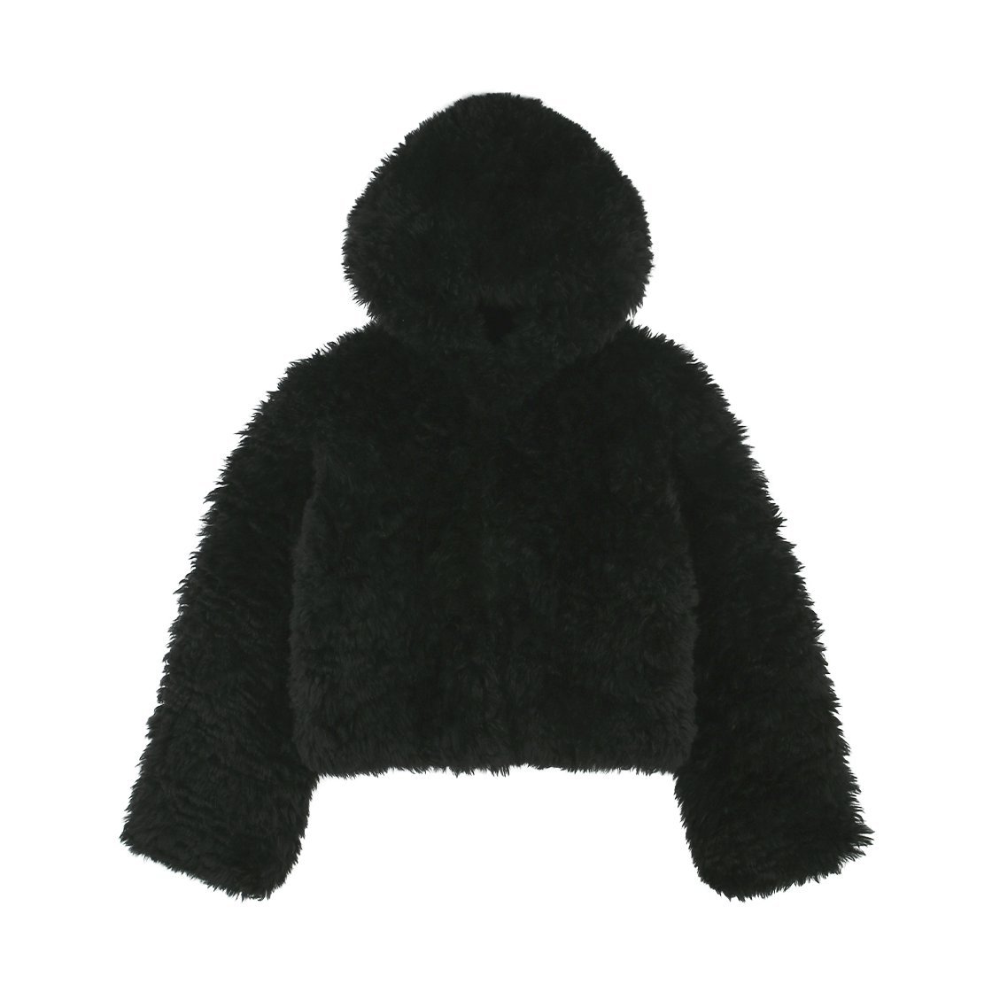 레이지지 토스티 퍼 후드 자켓 블랙(LAZYZ Toasty Fur Hood Jacket - Black)