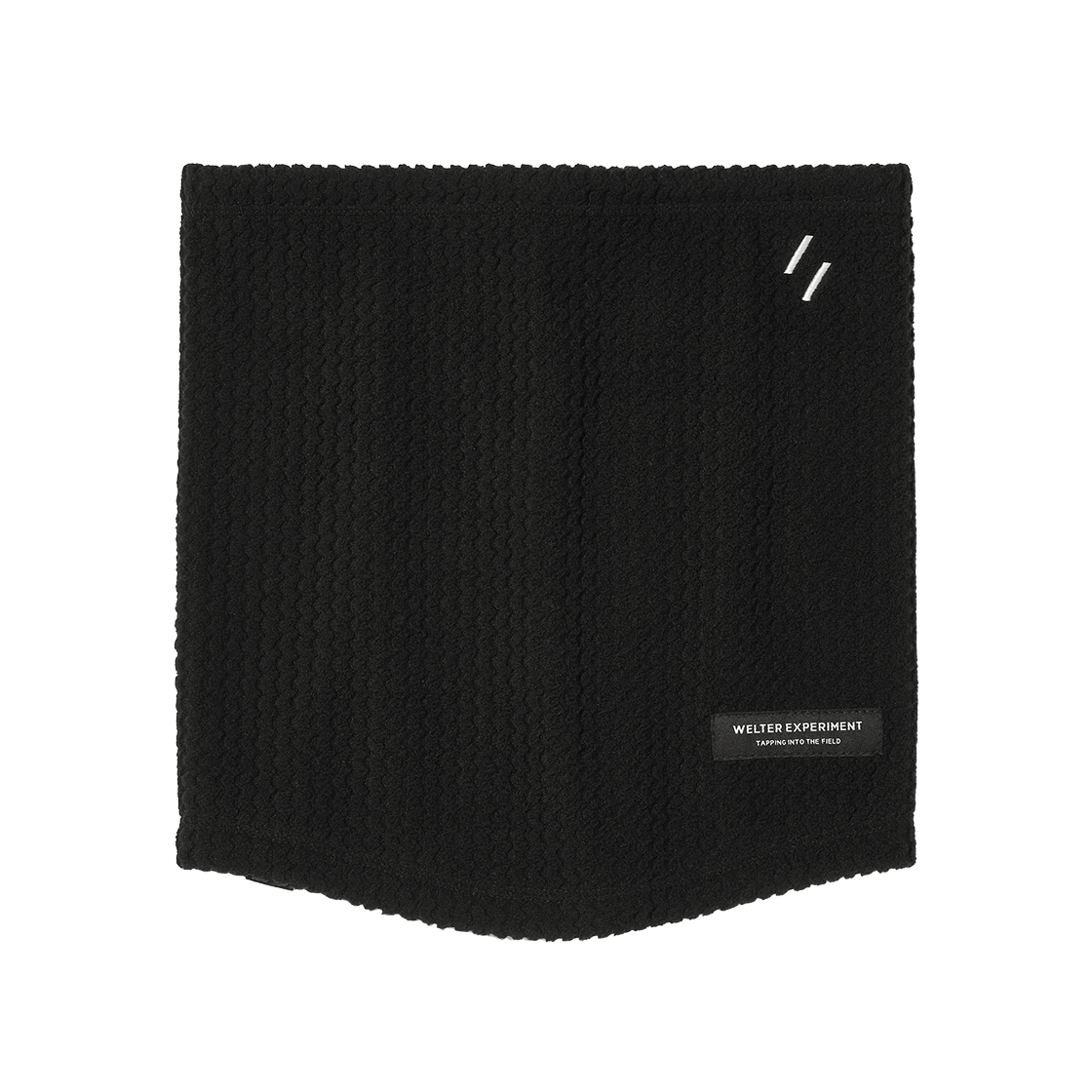 WBEWAA002BK WELTER EXPERIMENT Calora Fleece Neck Warmer Black