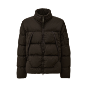 C.P. Company Nycra-R Hooded Down Jacket Black - 25FW